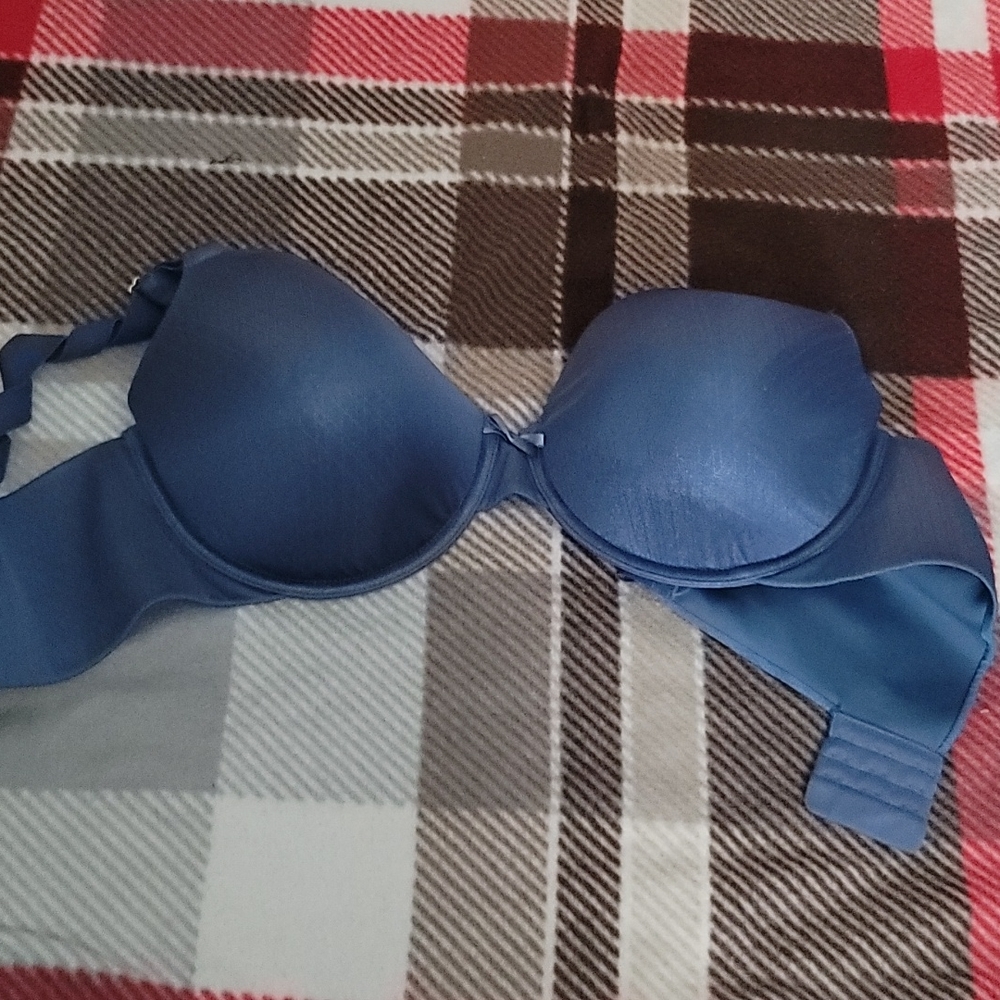 A blue bra